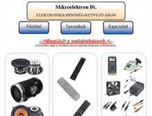 Tablet Screenshot of mikroelektron.hu